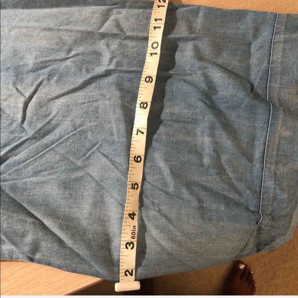 {hp} Light Denim Bell Sleeve Dress - Picture 6 of 7